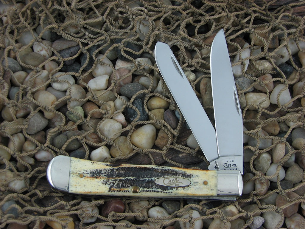 Case XX Cutlery 2003 Bonestag Trapper with TruSharp steel 6.5254