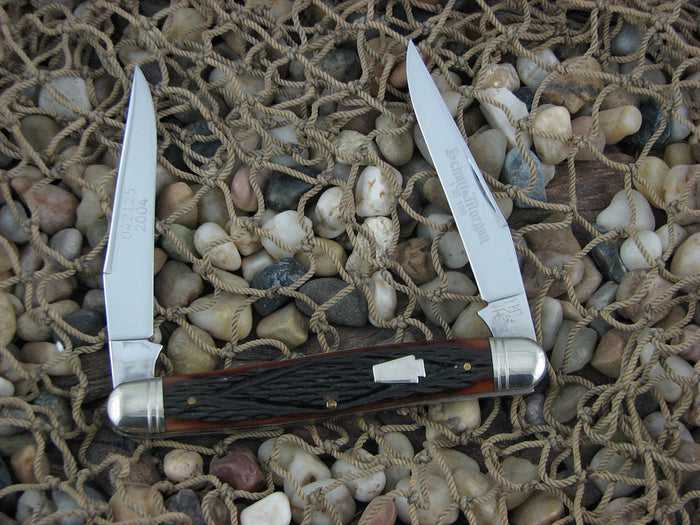 Schatt & Morgan 2004 Caramel WG Bone Muskrat with 420HC steel O42125 