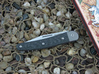 lionSteel Cutlery 3 Blade Jack Titanium Bolsters Carbon Fiber Handles M390 Steel JK3CF image 2