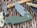 Viper Cutlery Odino Clip Green G10 handles N690 steel Stonewash 5918GG image 0