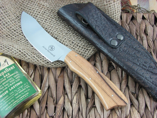 Arno Bernard Knives Springbok Grazer Wild Olive Wood handles N690 steel 3515 image 4