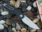 MKM Viper Voxnaes Timavo Linerlock Black G10 Handles Satin M390 Steel MKVP02GBK image 1