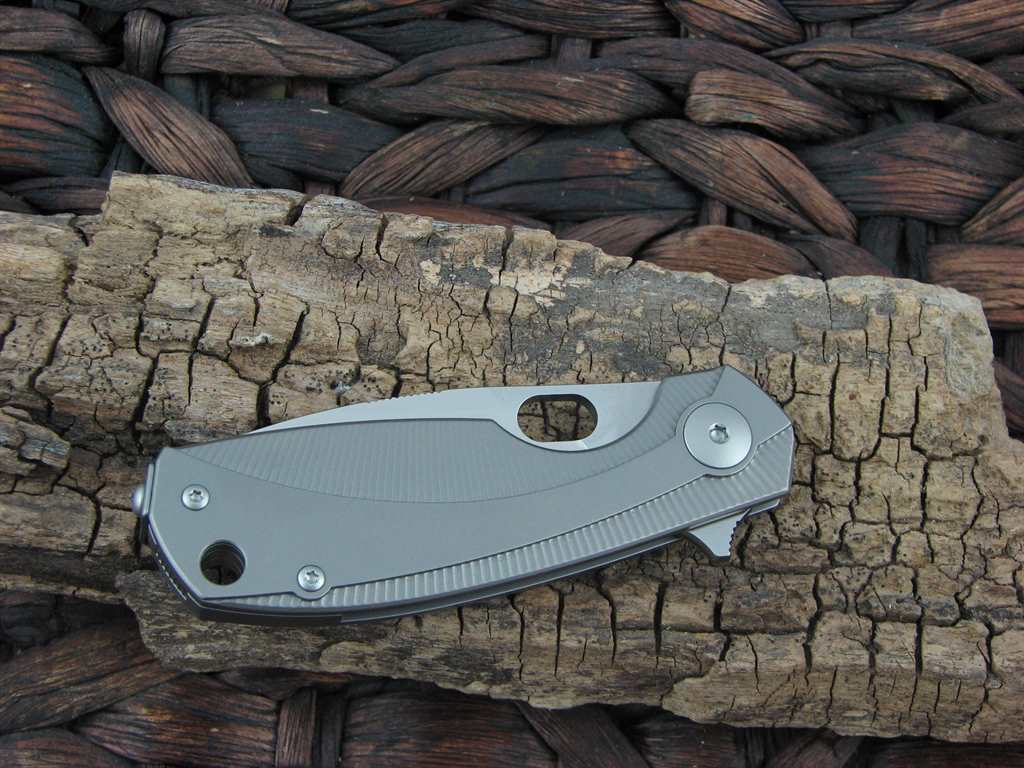 Viper Cutlery Lille Framelock Titanium Handles Satin M390 Steel V5962TITI image 2