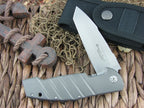 Maserin Cutlery Bulldog Titanium handles N690 steel Satin finish 403 image 0