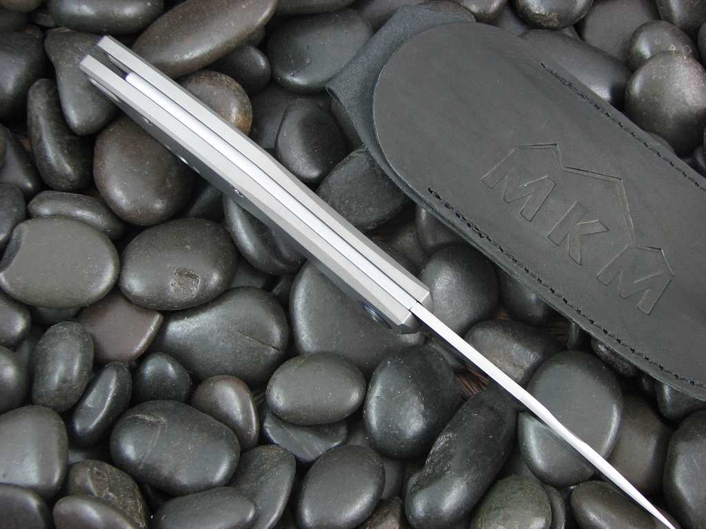 MKM Burnley Mercury Cutlery Fara M390 Clip blade Titanium handles MKMY01T image 3
