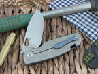 Viper Cutlery Kyomi Clip Flipper Carbon Fiber handles N690 steel Stonewashed 5934FC image 1