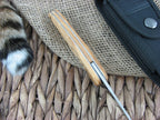 Maserin Cutlery Fly Olive Wood handles CPM-S35VN steel Satin finish 383-OL image 3