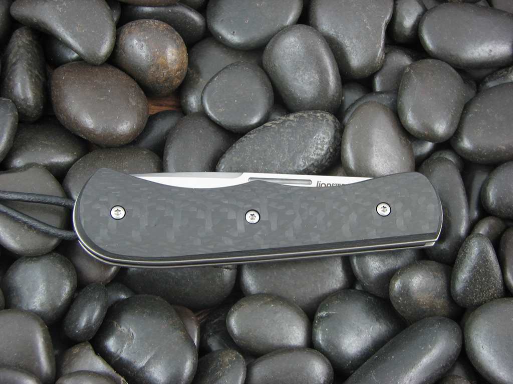 Lion Steel Bolus Drop Point Jack Carbon Fiber Handles M390 Steel CK0217CF image 1