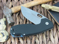 Viper Cutlery Odino Clip Black G10 handles N690 steel Stonewash 5918GB image 0