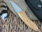 Maserin Cutlery Fly Olive Wood handles CPM-S35VN steel Satin finish 383-OL image 1