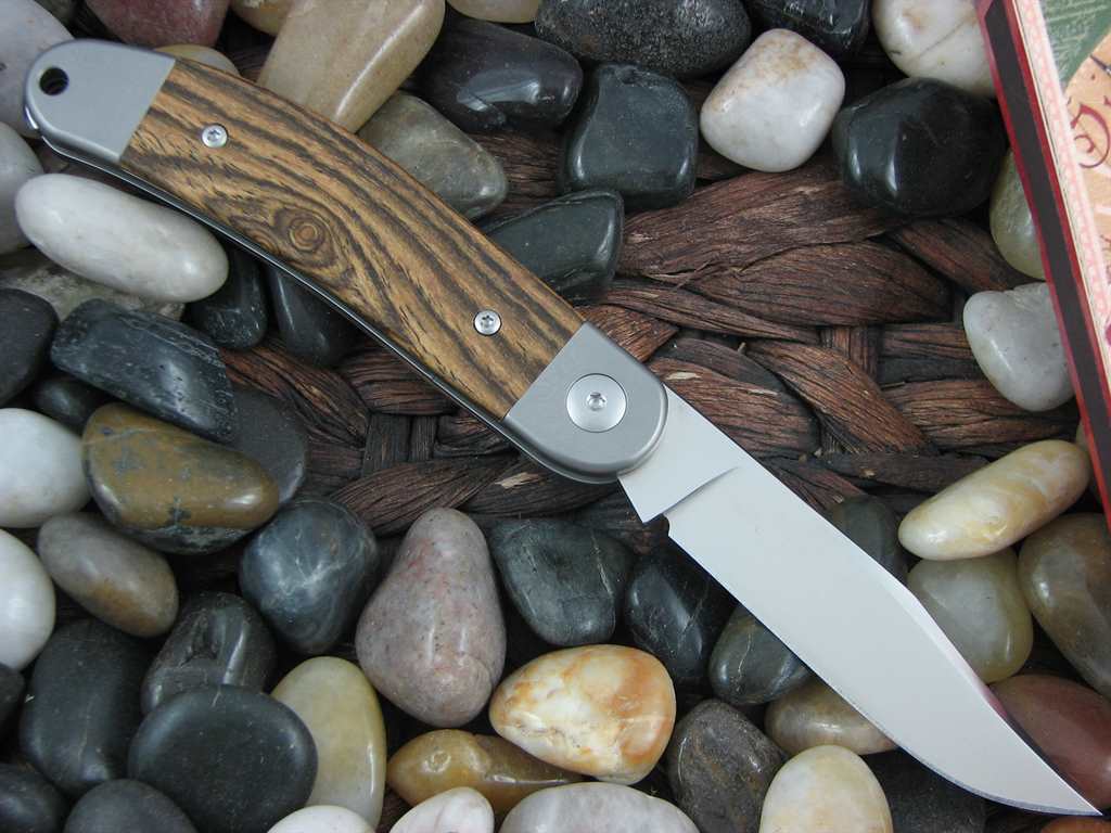 Viper Knives Sowbelly Bocote Wood handles M390 blade steel VPCK0712BO image 1