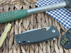 Viper Cutlery Kyomi Clip Flipper Carbon Fiber handles N690 steel Stonewashed 5934FC image 2
