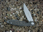Viper Cutlery Belone Framelock Titanium Frame Dark Matter Gold Carbon Fiber Covers Satin M390 Steel V5970TIFCG image 0