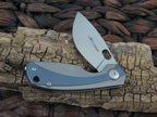 Viper Cutlery Lille Framelock Blue Titanium Handles Satin M390 Steel V5962TIBL image 0