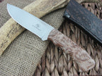 Arno Bernard Cutlery Hippo Giant Maple Burl handles N690 steel 1308 image 10