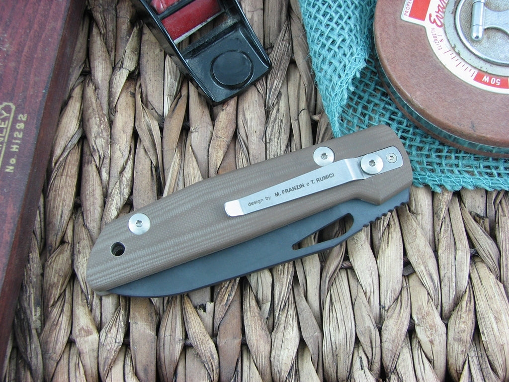 Viper Cutlery Free Spear Brown G10 handles D2 steel Black PVD 4894BW image 2