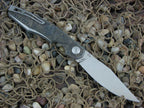 Viper Cutlery Belone Framelock Titanium Frame Dark Matter Gold Carbon Fiber Covers Satin M390 Steel V5970TIFCG image 1