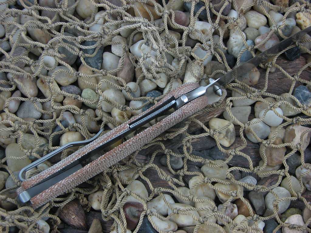 Viper Cutlery Vale Natural Canvas Micarta handles Magnacut blade steel V6006CN image 4