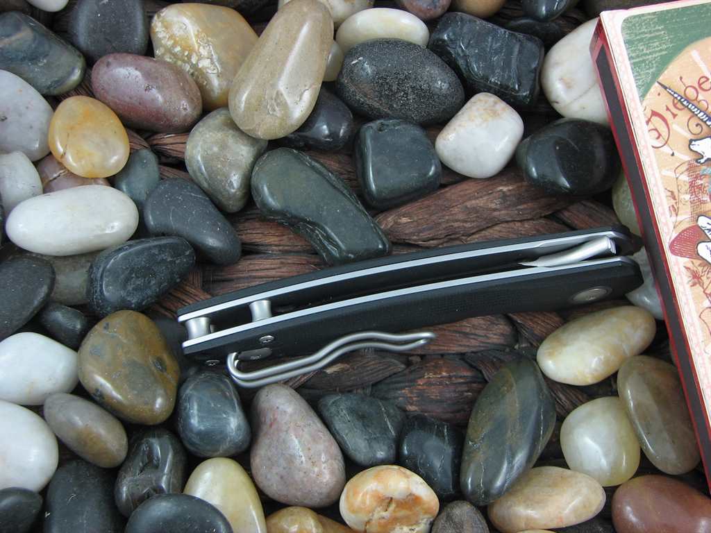 MKM Viper Voxnaes Timavo Linerlock Black G10 Handles Satin M390 Steel MKVP02GBK image 3