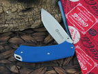 Maserin Cutlery Birdland Drop Point  Blue G10 AUS8 steel Satin 396G10B image 0
