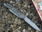 lionSteel Cutlery 3 Blade Jack Titanium Bolsters OD Canvas Micarta Handles M390 Steel JK3CVG image 1