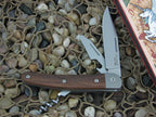 lionSteel Cutlery 3 Blade Jack Titanium Bolsters Santos Wood Handles M390 Steel JK3ST image 0