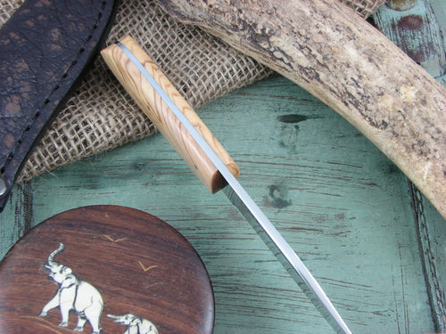 Arno Bernard Knives Vulture Scavenger Wild Olive Wood handles N690 steel 4315 image 5