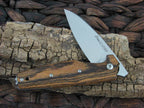 Viper Cutlery Dan2 Wharncliffe Bocote Wood Handles N690 Satin Steel V5930BC image 0