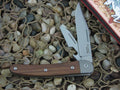 lionSteel Cutlery 2 Blade Jack Titanium Bolsters Santos Wood Handles M390 Steel JK2ST image 0