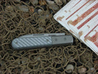 Lion Steel Roundhead Spear Jack White Carbon Fiber Handles M390 Steel CK0111 image 2