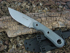 Viper Cutlery Basic1 Stonewash D2 Black Canvas Micarta VT4028CB image 0