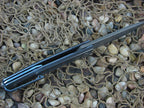 lionSteel Cutlery MYTO Framelock Blue Anodized Titanium Handles Chad Nichols Damascus Steel MT01DBL image 3