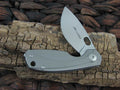 Viper Cutlery Lille Framelock Titanium Handles Satin M390 Steel V5962TITI image 0