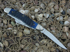 Case Cutlery 2000 Blue Jigged Bone Medium Stockman TruSharp Steel 6318