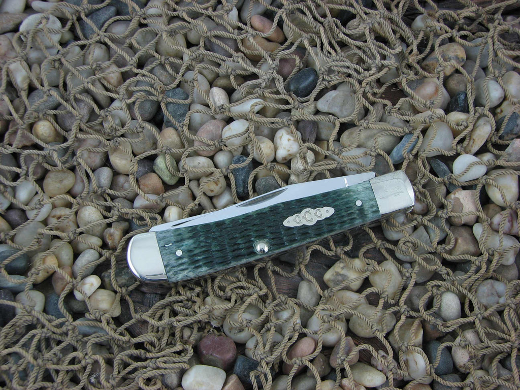 Case Collectors Club 2004 Green Bone Trapper with TruSharp steel 6154 07501 B