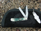Case Collectors Club 2004 Green Bone Tiny Trapper with TruSharp steel 62154 07500