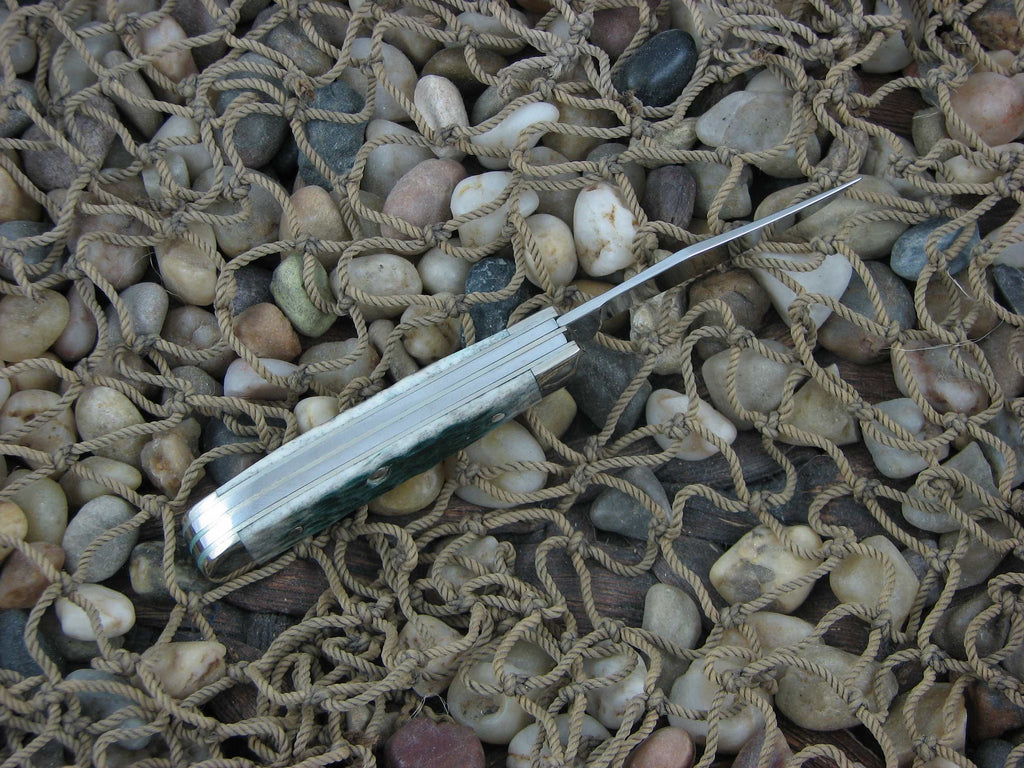 Case Collectors Club 2004 Green Bone Tiny Trapper with TruSharp steel 62154 07500