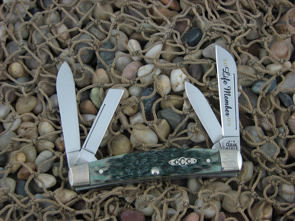Case Collectors Club 2003 Green Bone Congress with TruSharp steel 64052 01962