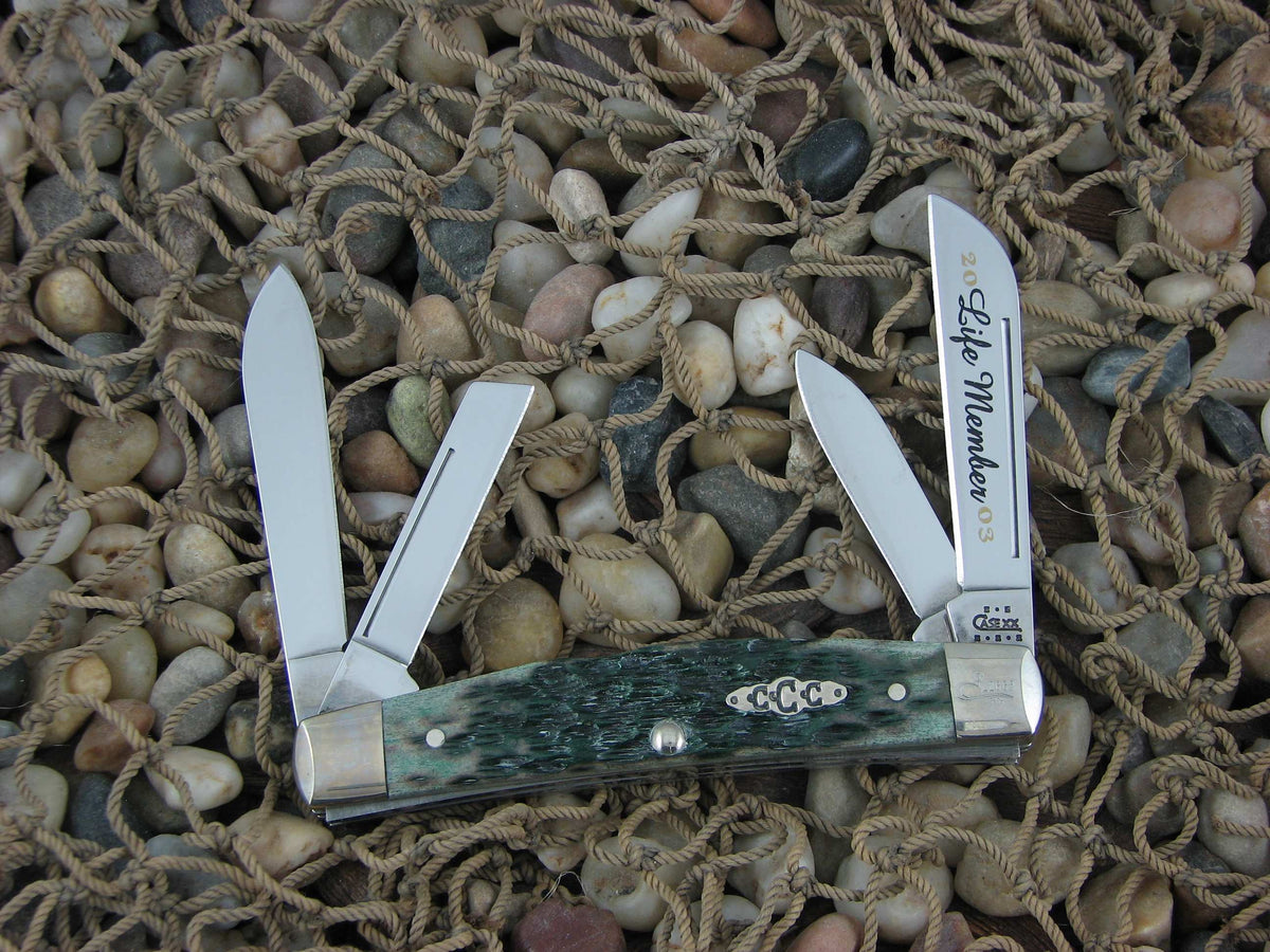 Case Collectors Club 2003 Green Bone Congress with TruSharp steel 64052 01962