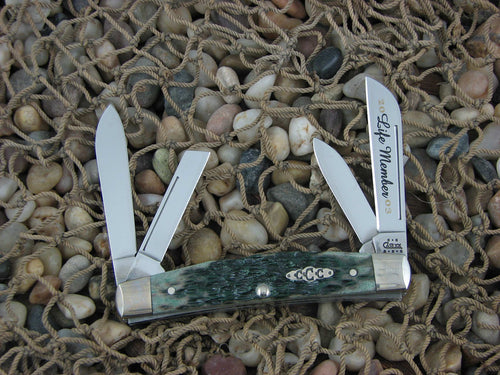 Case Collectors Club 2003 Green Bone Congress with TruSharp steel 64052 01962
