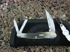 Case Collectors Club 2002 Burnt Moss Bone Seahorse Whittler with TruSharp steel 6355 01523 B