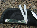 Case Collectors Club 2003 Green Jigged Bone Doctors with TruSharp steel 6285 01961