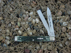 Case Collectors Club 2003 Green Jigged Bone Doctors with TruSharp steel 6285 01961
