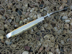 Case Cutlery 2003 Burnt White Bone Mid Folding Hunter with TruSharp steel 61265LC