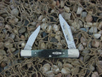Case Cutlery 2001 Moss Green Bone Half Whittler with TruSharp steel 62083 CA01549