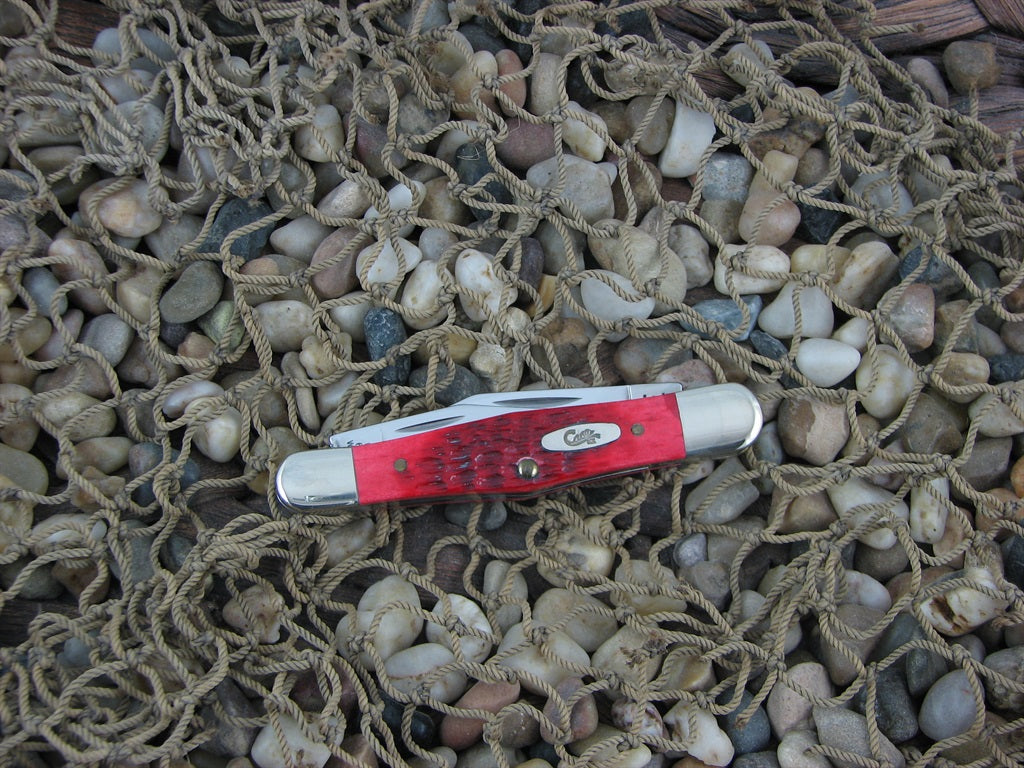 Case Cutlery 2000 Red Bone Whittler with TruSharp steel 6383