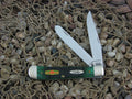 Case Cutlery 2000 John Deere Green Bone Trapper with TruSharp steel 6254 