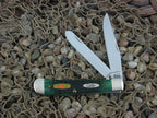 Case Cutlery 2000 John Deere Green Bone Trapper with TruSharp steel 6254 