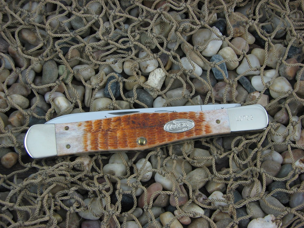 Case XX 1988 Amber Rogers Bone Jack with TruSharp steel 61113
