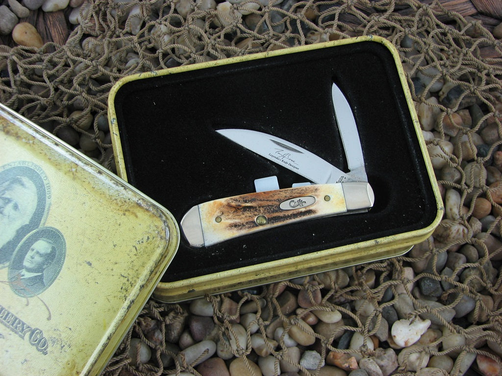 Case Cutlery 2008 Stag Swayback Jack with TruSharp steel 62117 CA95526